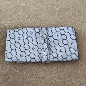 Vintage Christian Dior travel, cosmetic, jewelry roll